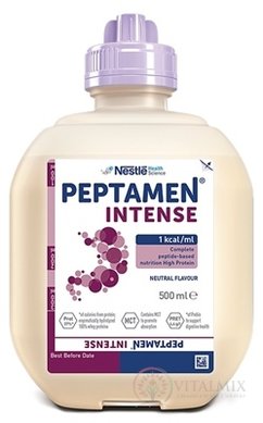 Nestlé Peptamen INTENSE Neutral sol (neutrální příchuť) 12x500 ml