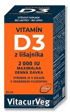 Pharmalife Vitamin D3 z lišejníku 2000 IU kapky 1x30 ml