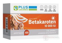 PLUS LÉKÁRNA Betakaroten 10 000 IU cps 1x100 ks
