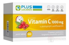 PLUS LÉKÁRNA Vitamin C 1000 mg tbl s postupným uvolňováním 1x100 ks