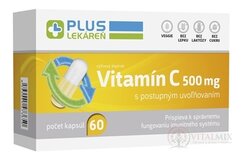 PLUS LÉKÁRNA Vitamin C 500 mg Long effect cps 1x60 ks