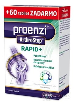 Proenzi ArthroStop RAPID + tbl 180 + 60 zdarma (240 ks)