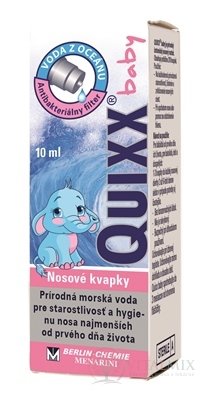 QUIXX baby 0,9% nosní kapky 1x10 ml