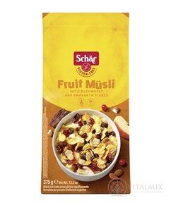 Schär Fruit Müsli bezlepkové müsli s ovocem, 1x375 g
