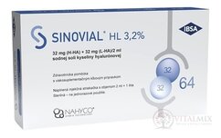 Sinovial HL 3,2% roztok kys. hyaluronové v injekční stříkačce s jehlou, do kloubů 1x2 ml