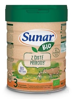 Sunar BIO 3 následná mléčná výživa (od ukonč. 10. měsíce) 1x700 g