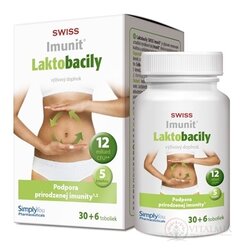 SWISS Imunit LAKTOBACILY cps 30 + 6 zdarma (36 ks)
