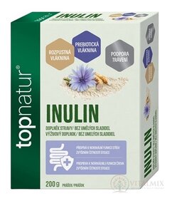 topnatur INULIN prášek, rozpustná vláknina 1x200 g
