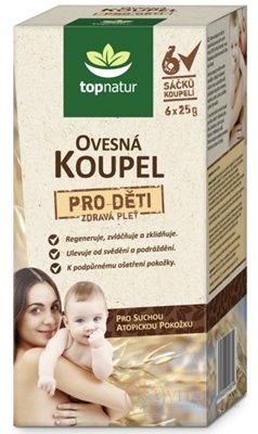 topnatur ovesnou koupel PRO DĚTI 6 sáčků-lázní, 6x25 g