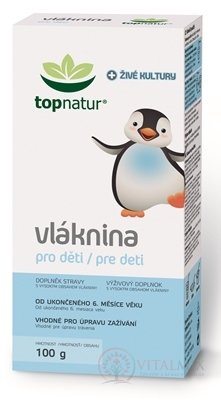 topnatur VLÁKNINA PRO DĚTI plv 1x100 g