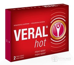 VERAL HOT hřejivá náplast 1x2 ks