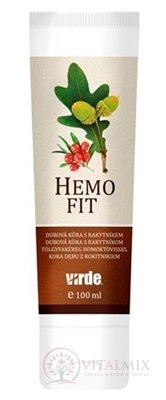 Virde HEMOFIT gel, dubová kůra s rakytníkem 1x100 ml