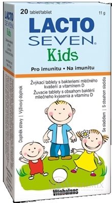 Vitabalans LACTOSEVEN Kids žvýkací tablety 1x20 ks
