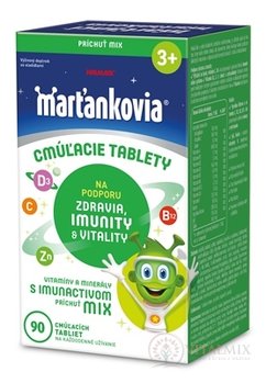 WALMARK Marťánci s Imunactiv cucavé tablety, příchuť mix, 1x90 ks