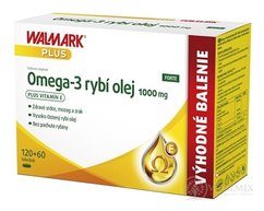 WALMARK Omega 3 rybí olej FORTE cps (výhodné balení) 1x180 ks