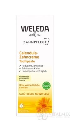WELEDA Měsíčková zubní pasta (Calendula-Zahncreme) 1x75 ml