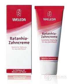 WELEDA ratanové zubní pasta (ratanhy-Zahncreme) 1x75 ml