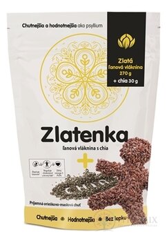 Zlatěnkou Lněná vláknina a chia (270 g lněná vláknina + 30 g chia) 1x300 g