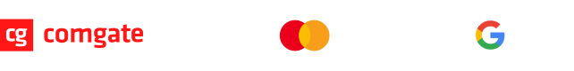 Platobné možnosti: Comgate, VISA, MasterCard, Apple Pay, Google Pay