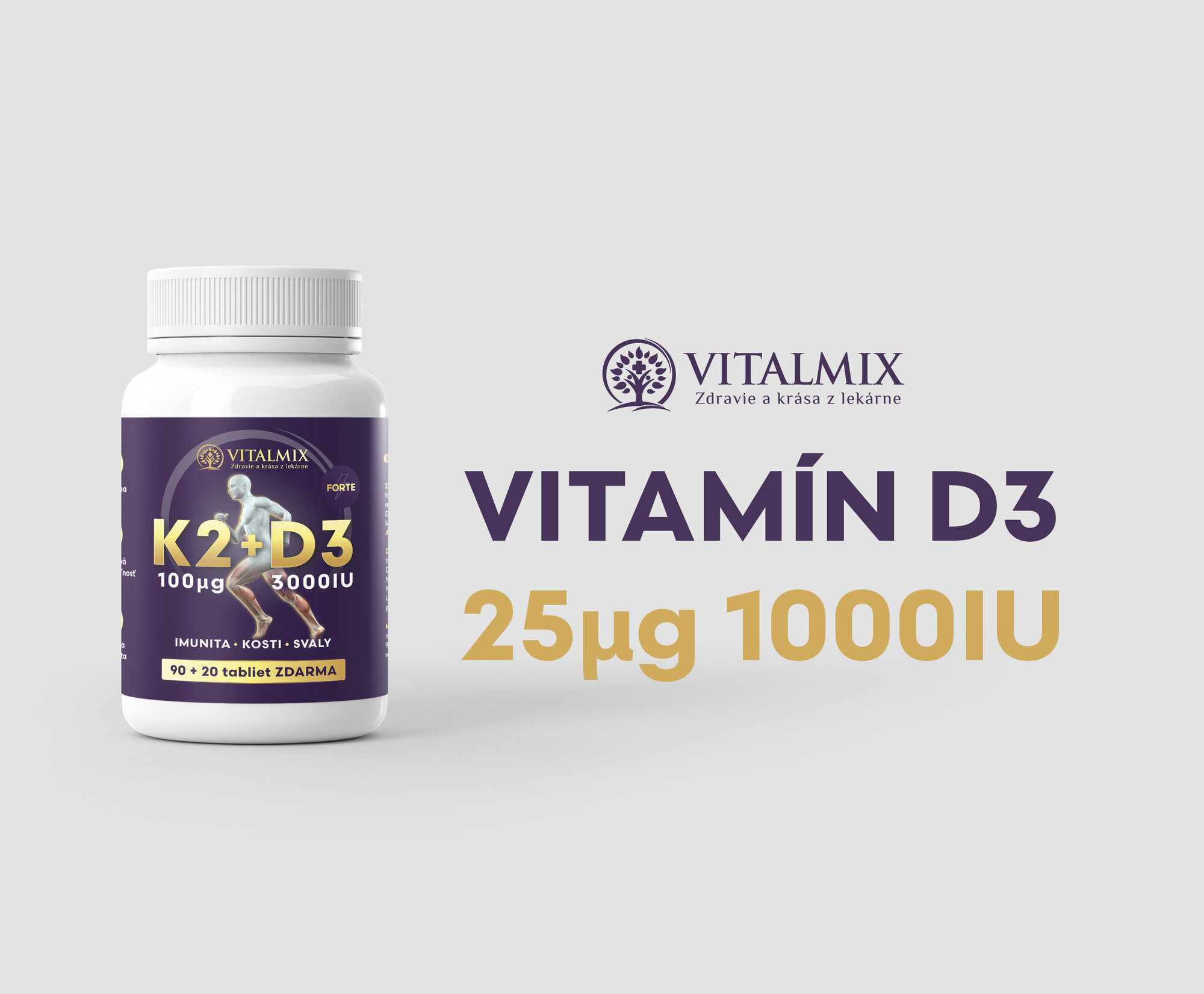 Vitamin K2 + D3